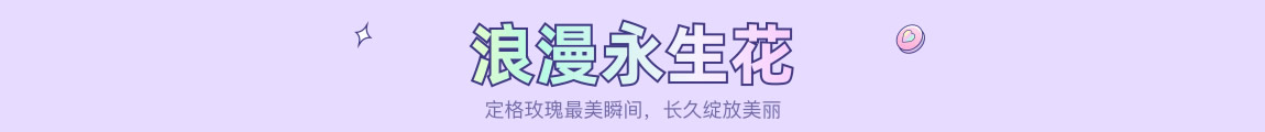 双十一表白永生花