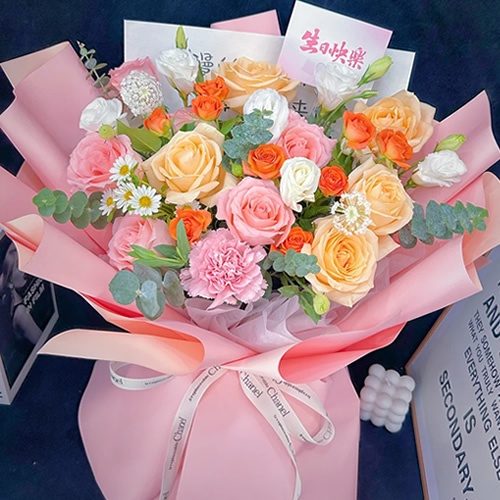 鲜花：最佳女主角 混搭小花束