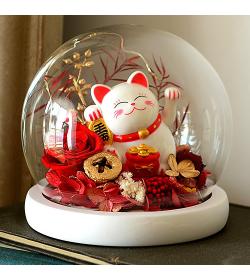 永生花：招财猫小可爱