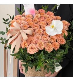 鲜花：与你相遇 52枝卡布奇诺