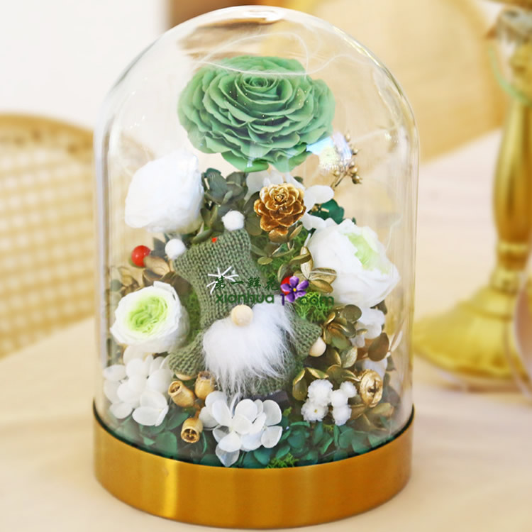 永生花：圣诞快乐 绿色款